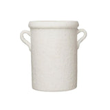 Vases Distressed Terracotta Crock with Handles 