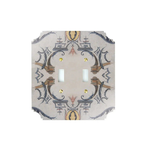 Wall Plates & Covers Italian Tile Acrylic Switch Plate Double Switch 