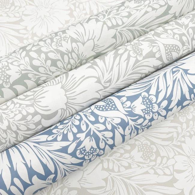 Wallpaper Modern Acanthus Premium Peel + Stick Wallpaper // Mist 