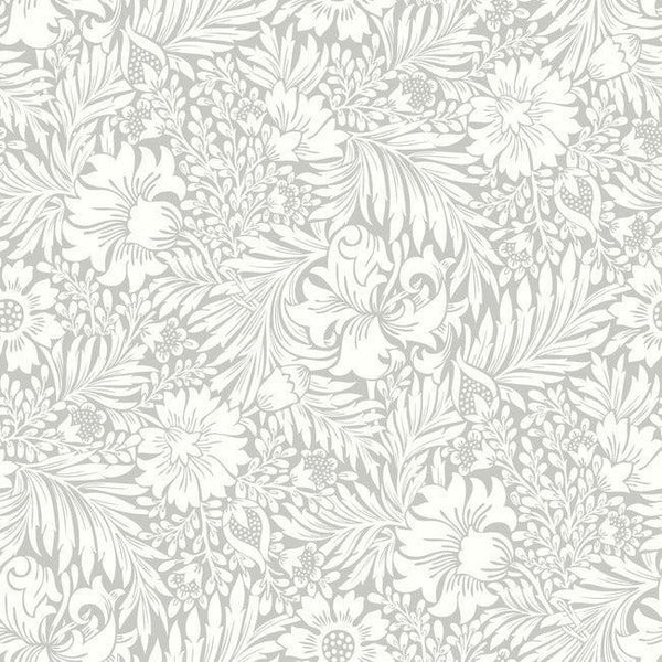 Wallpaper Modern Acanthus Premium Peel + Stick Wallpaper // Mist 