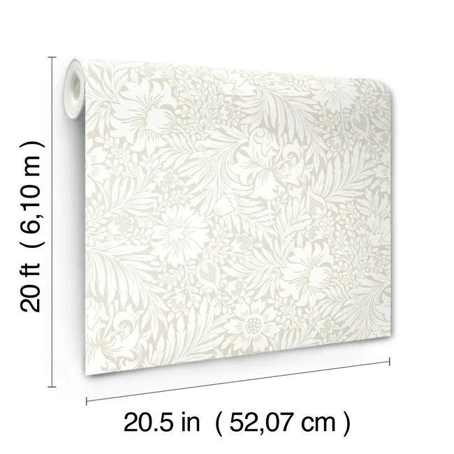 Wallpaper Modern Acanthus Premium Peel + Stick Wallpaper // Wicker 
